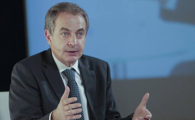 José Luis Rodríguez Zapatero, en el foro organizado por Vocento./Ó. Chamorro
