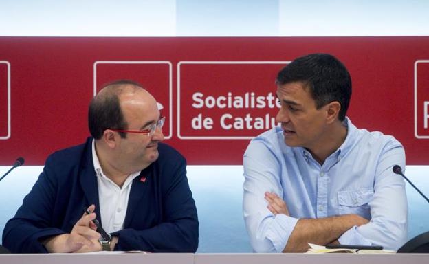 Iceta y Sánchez.