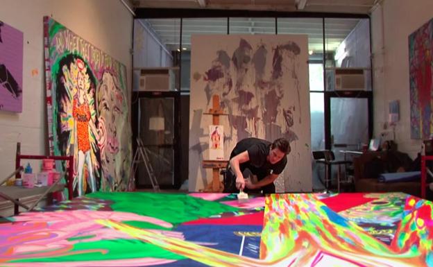 Jim Carrey, un apasionado de la pintura.