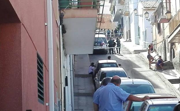 Lugar del asesinato.