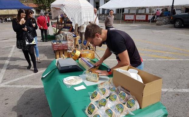 El mercado tradicional, en la tarde de ayer.