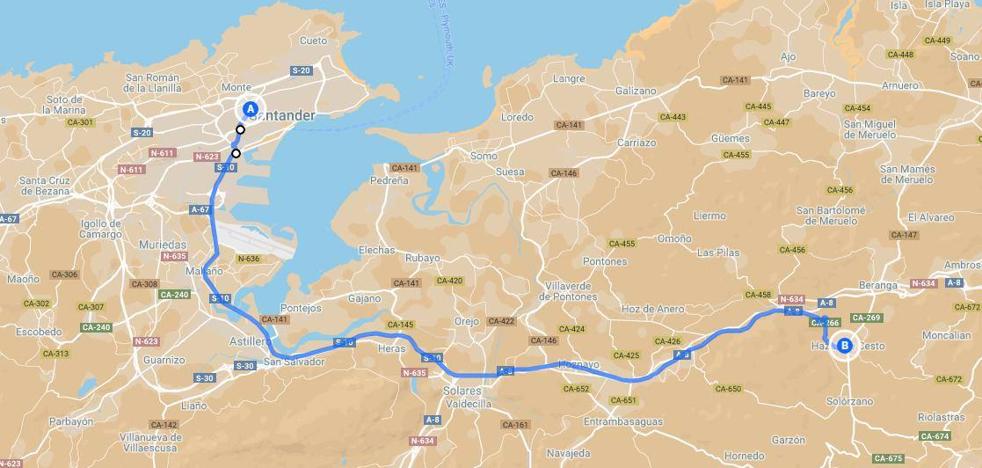 Tres menores a la fuga arrollan a tres coches en circulación en una vertiginosa persecución de Santander a Hazas de Cesto