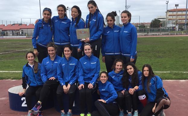 Las atletas del Piélagos, de nuevo campeonas de la Liga de clubes