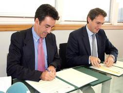Francisco Martín e Iñigo de la Serna. /SE QUINTANA/