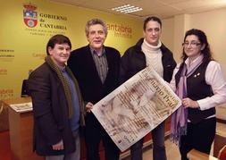 De izquierda a derecha, Francisco Quevedo, Justo Barreda, Fernando Diego y Gema García. / R. RUIZ/