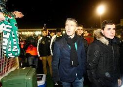 Paco Fernández agradeció a sus jugadores su "valentía, coraje y profesionalidad"./ Fotos: Alberto Aja, Celedonio y Javier Cotera/