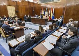 Imagen del pleno municipal celebrado este jueves. Foto: Roberto Ruiz./