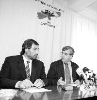 Fernando Fernández (izquierda) y Rafael de la Sierra. / A. FERNÁNDEZ/