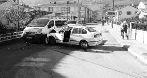En 2006 se produjeron 109 accidentes de tráfico en Los Corrales, según la Policía Local. / CAVIA/
