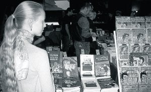Uno de los stand instalados en el Festival del Cómic de Helsinki. / DM/