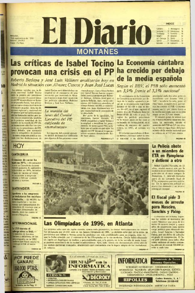 Tal día como hoy en 1990