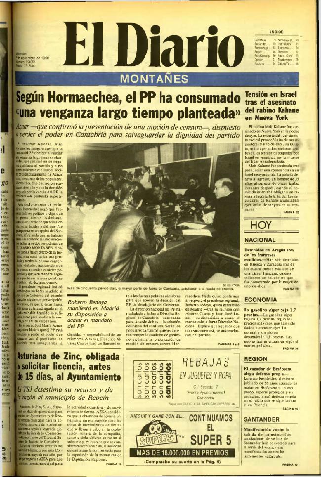 Tal día como hoy en 1990