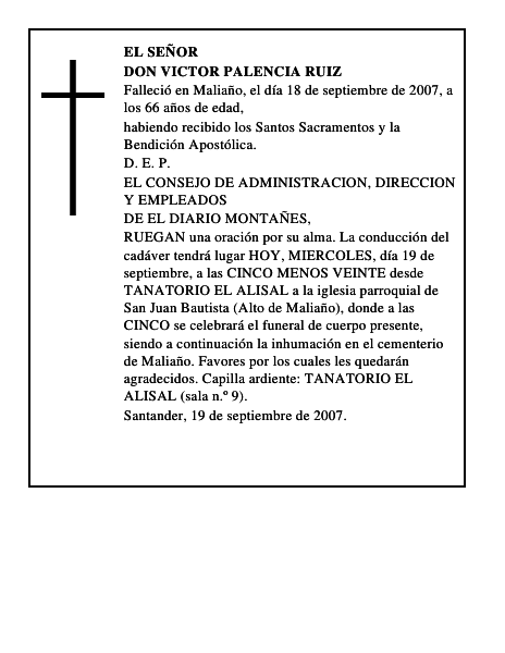 DON VICTOR PALENCIA RUIZ