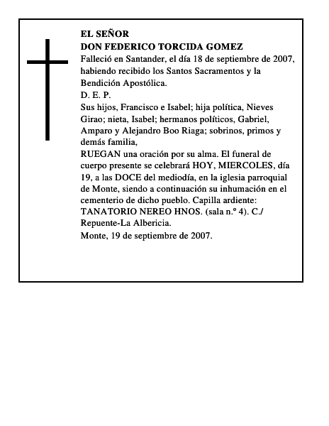 DON FEDERICO TORCIDA GOMEZ