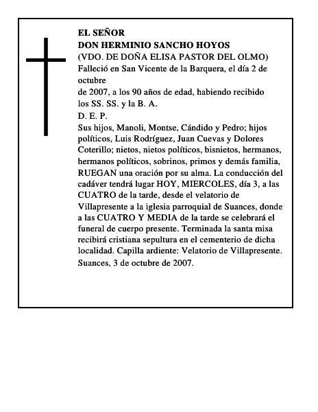 DON HERMINIO SANCHO HOYOS