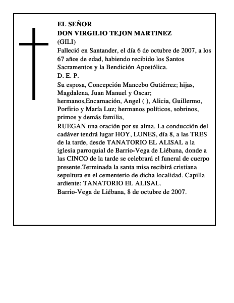 DON VIRGILIO TEJON MARTINEZ