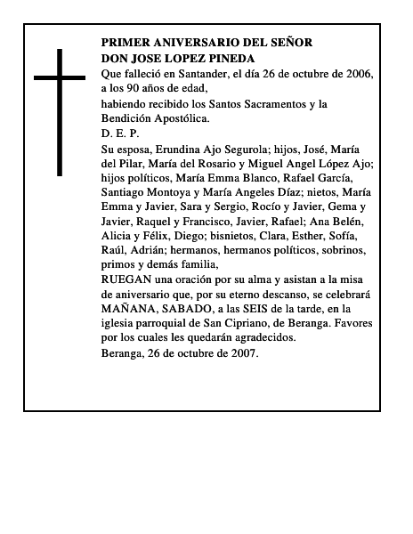 DON JOSE LOPEZ PINEDA
