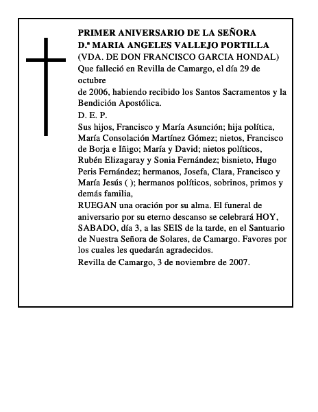 D.ª MARIA ANGELES VALLEJO PORTILLA