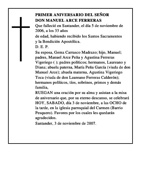DON MANUEL ARCE FERRERAS