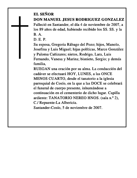 DON MANUEL JESUS RODRIGUEZ GONZALEZ