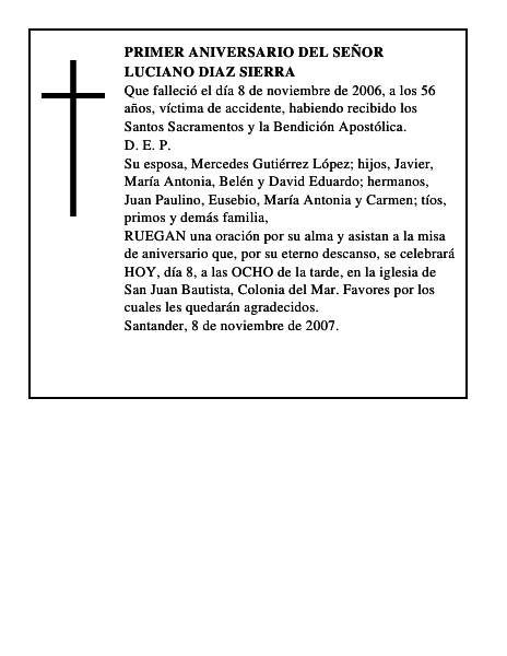 LUCIANO DIAZ SIERRA