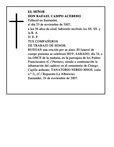 DON RAFAEL CAMPO ACEBEDO
