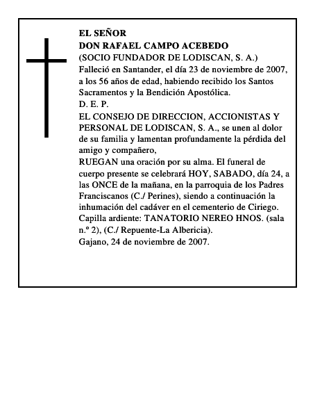 DON RAFAEL CAMPO ACEBEDO