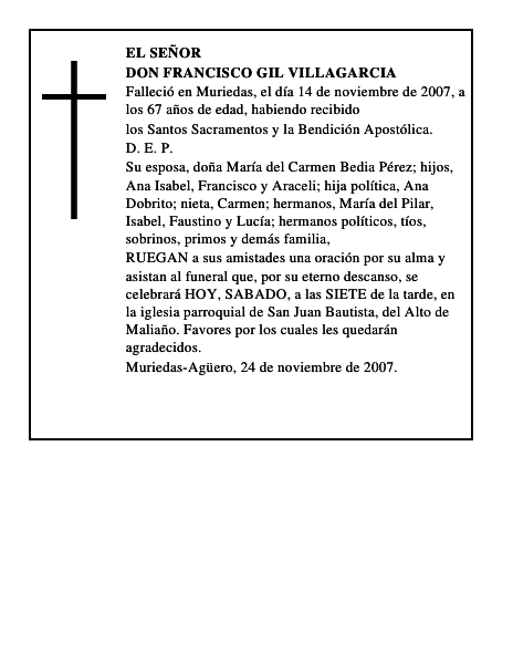 DON FRANCISCO GIL VILLAGARCIA
