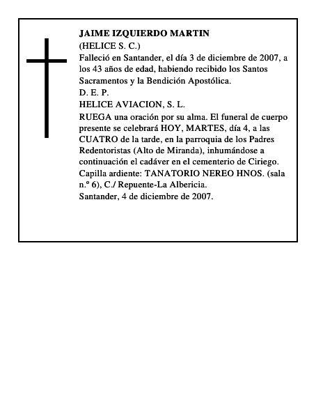 JAIME IZQUIERDO MARTIN