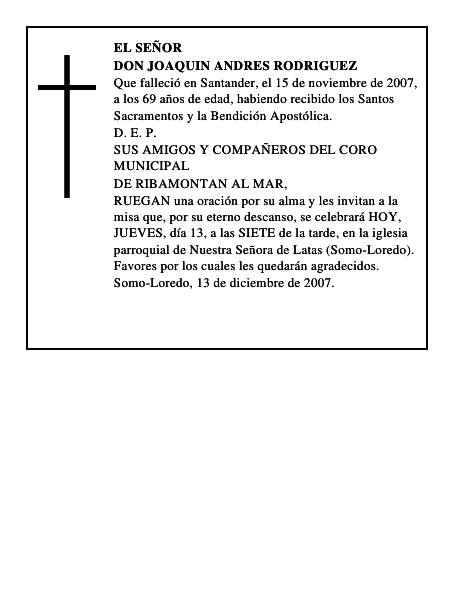 DON JOAQUIN ANDRES RODRIGUEZ