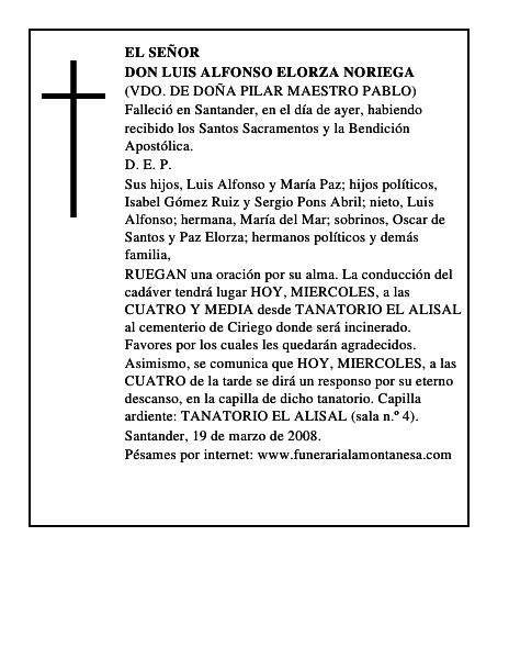 DON LUIS ALFONSO ELORZA NORIEGA