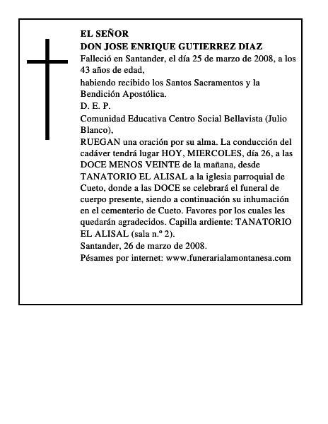 DON JOSE ENRIQUE GUTIERREZ DIAZ