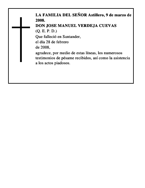 DON JOSE MANUEL VERDEJA CUEVAS