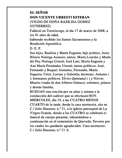 DON VICENTE URRESTI ESTEBAN