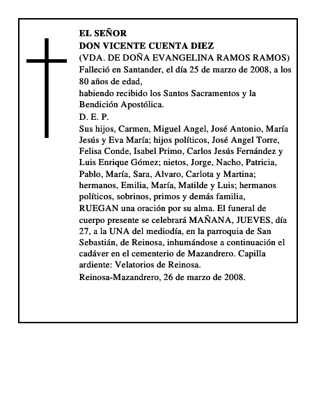 DON VICENTE CUENTA DIEZ