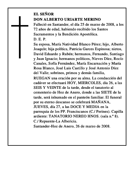 DON ALBERTO URIARTE MERINO