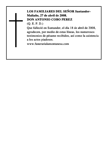 DON ANTONIO COBO PEREZ