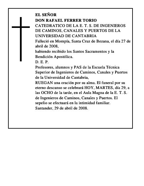 DON RAFAEL FERRER TORIO