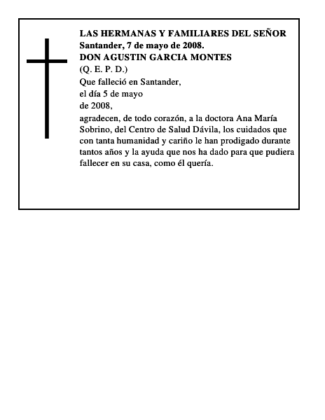 DON AGUSTIN GARCIA MONTES