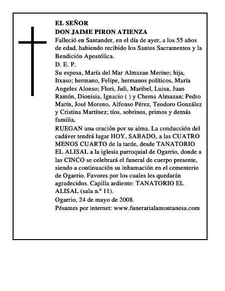 DON JAIME PIRON ATIENZA