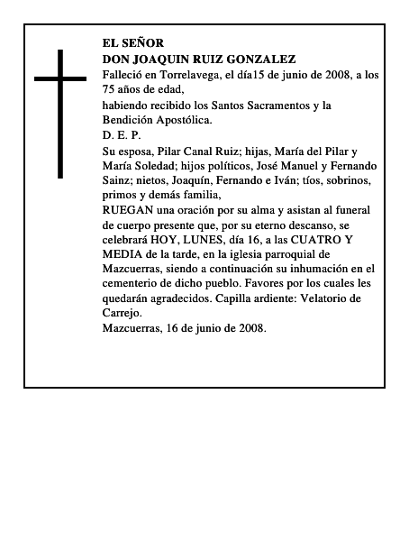 DON JOAQUIN RUIZ GONZALEZ