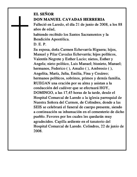 DON MANUEL CAVADAS HERRERIA