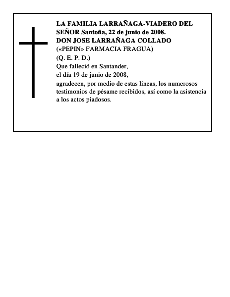 DON JOSE LARRAÑAGA COLLADO