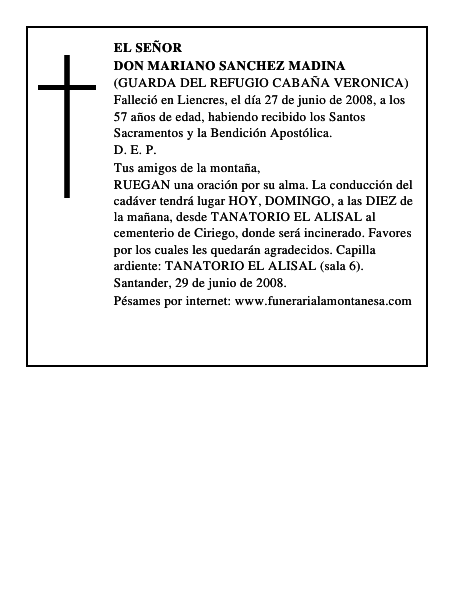 DON MARIANO SANCHEZ MADINA