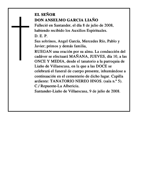 DON ANSELMO GARCIA LIAÑO
