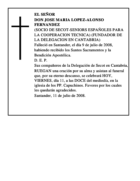 DON JOSE MARIA LOPEZ-ALONSO FERNANDEZ