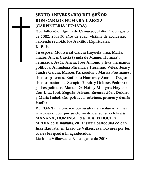 DON CARLOS HUMARA GARCIA