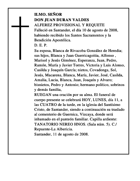 DON JUAN DURAN VALDES
