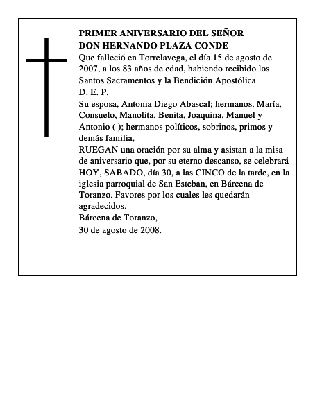 DON HERNANDO PLAZA CONDE