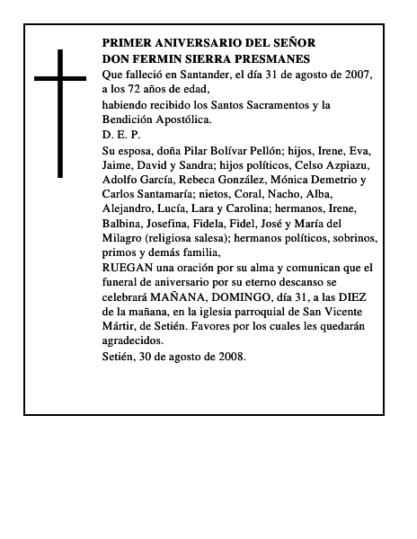 DON FERMIN SIERRA PRESMANES